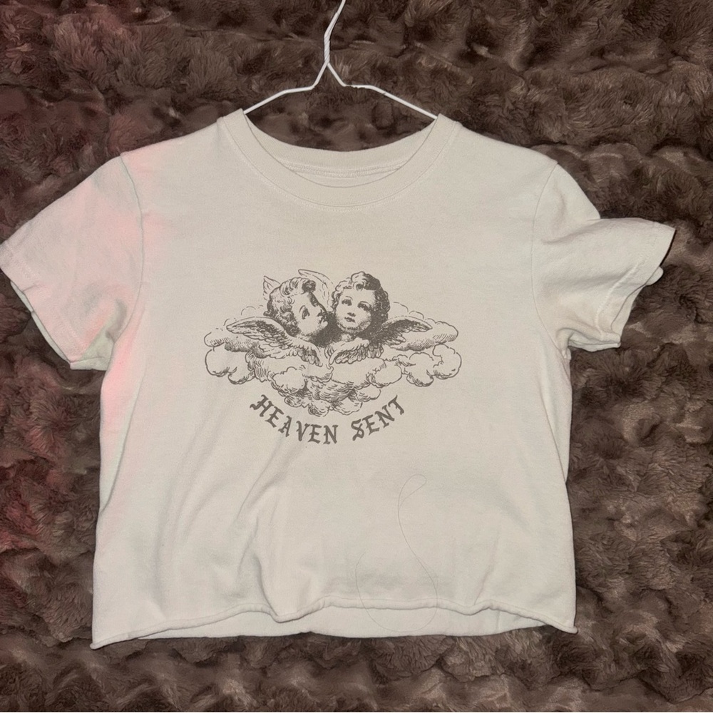 Brandy Melville White Short Sleeve Tee